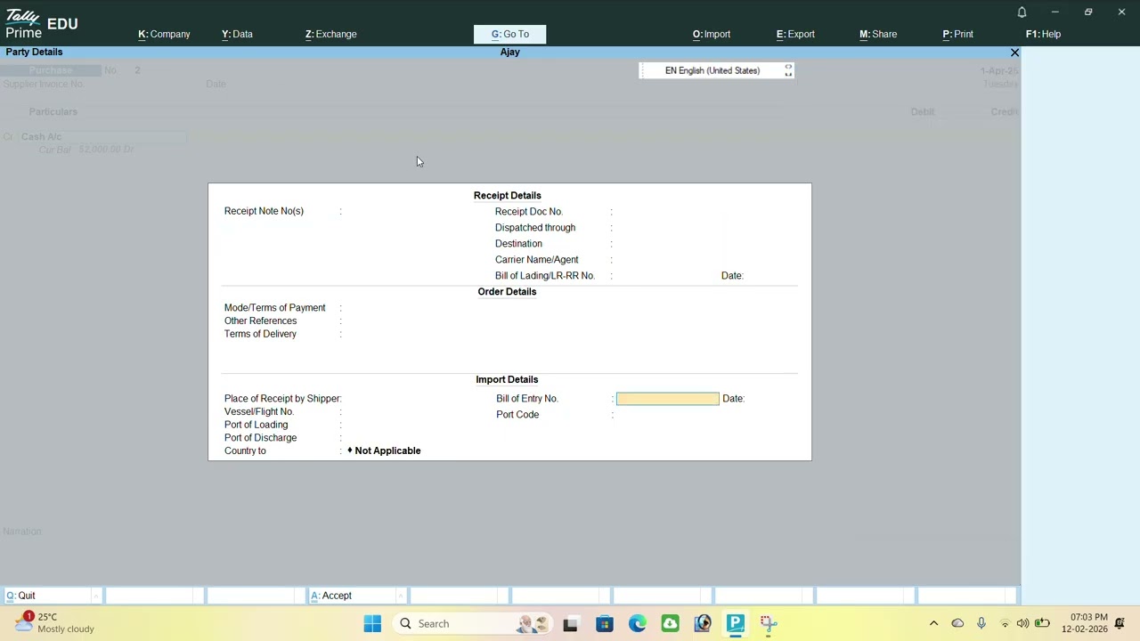 tally exercise 1 voucher entry uses of contra, payment, receipt, sales and purchase voucher