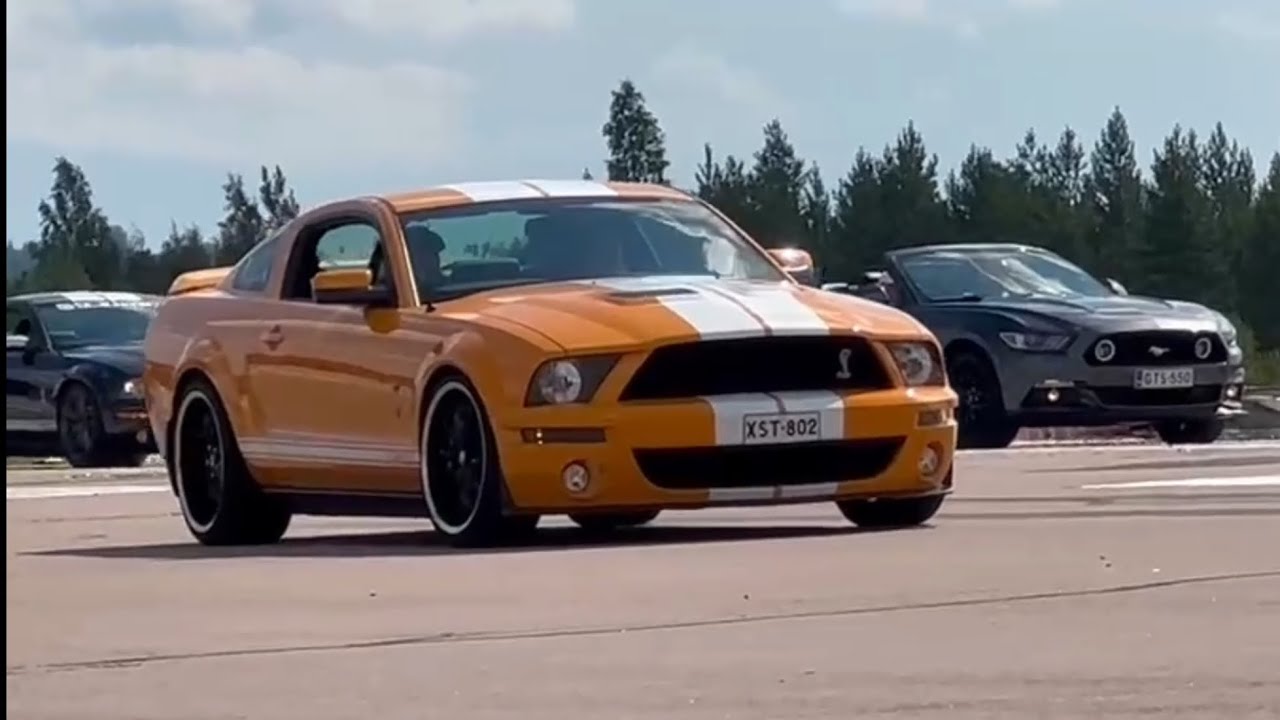 Ford Mustang Shelby GT500 2007 1/8 mile drag