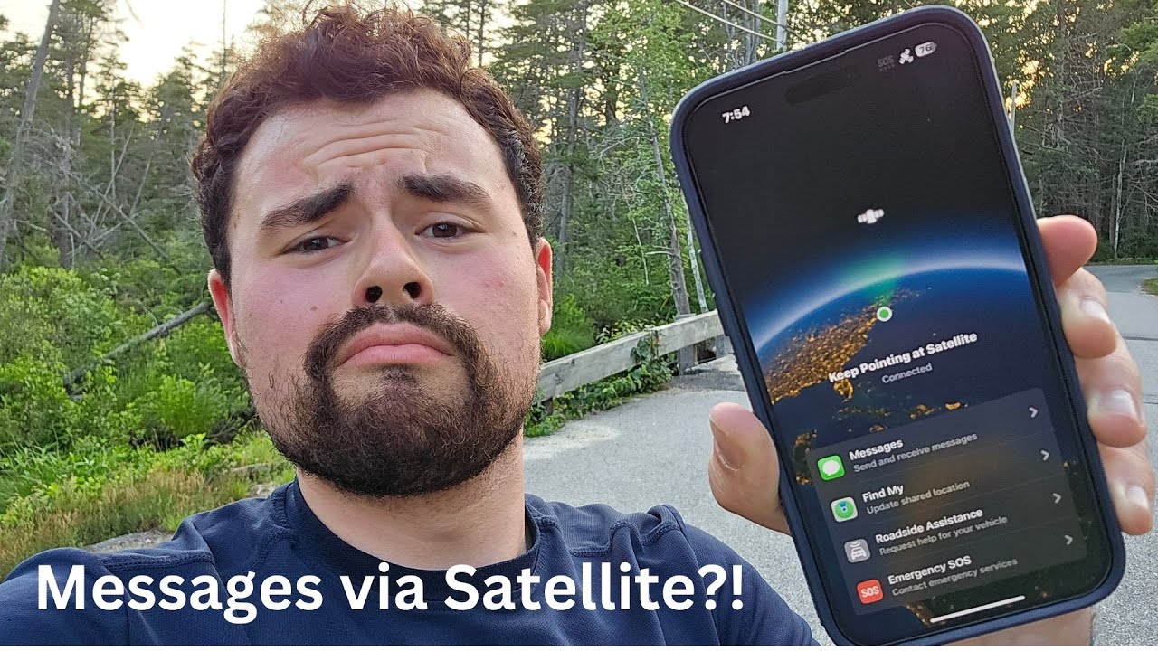 iOS 18 - Messages via Satellite - First Look!