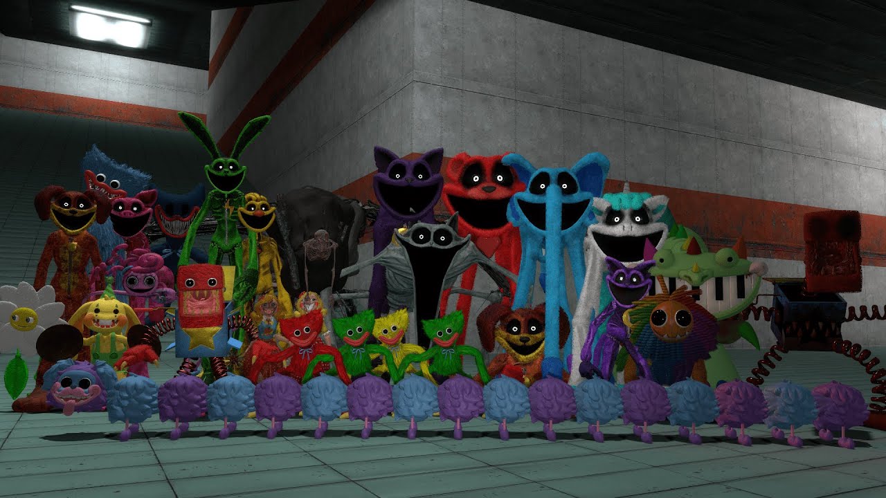 Surviving All Chapters Poppy Playtime Monsters | Garry's Mod