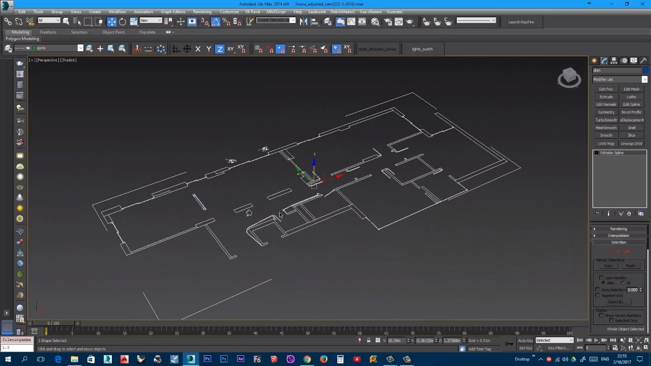 3DS Max extract 2D sections from 3D objects