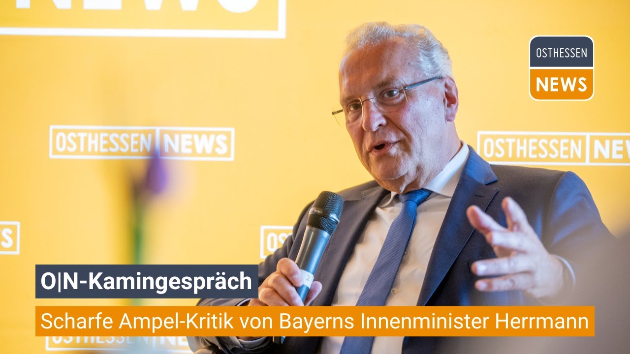 RIEDENBERG (RHÖN): O|N-Kamingespräch: Scharfe Ampel-Kritik von Bayerns Innenminister Herrmann