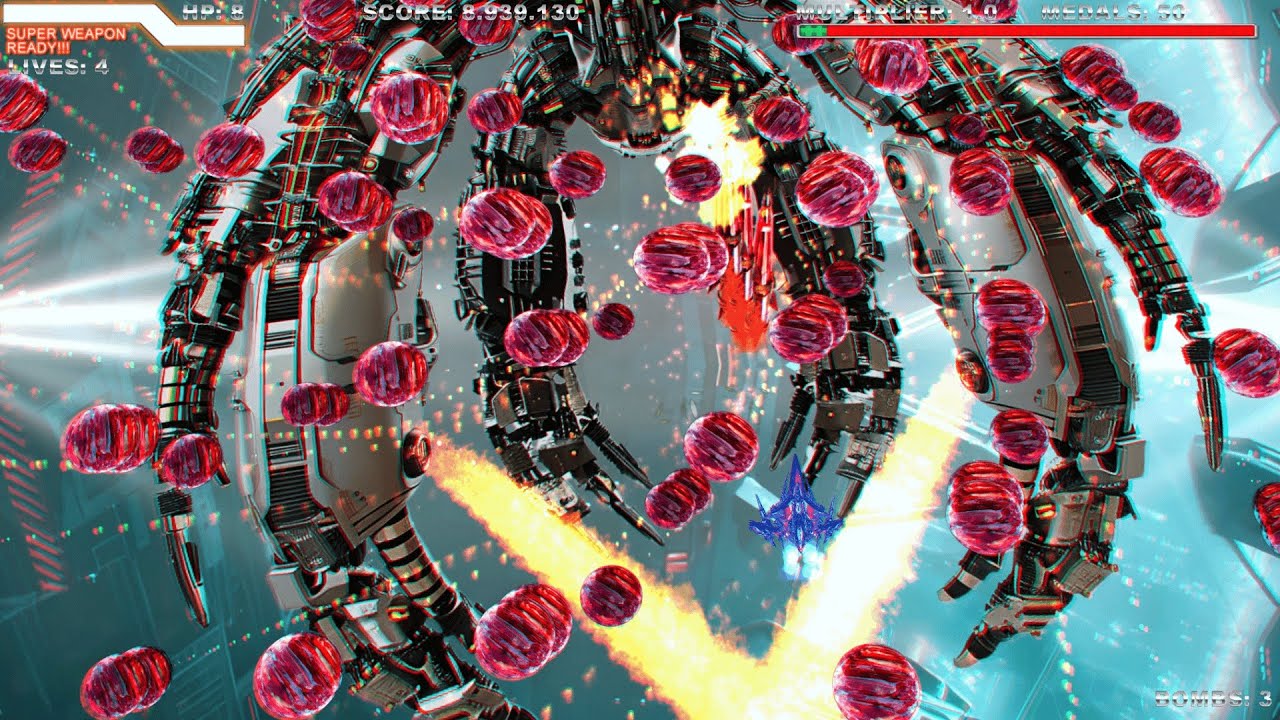 MetalHead Warfare: Gameplay Shoot 'em Up | Bullet Hell Chaos STAGE 09