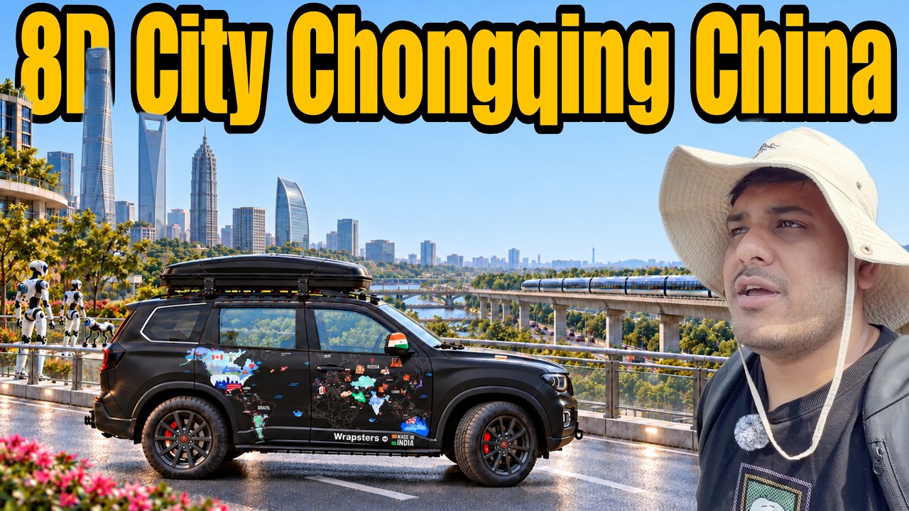 Scorpio-N Inside China&rsquo;s 8D City - CHONGQING 😍🇨🇳 |World Road Trip| #EP-29