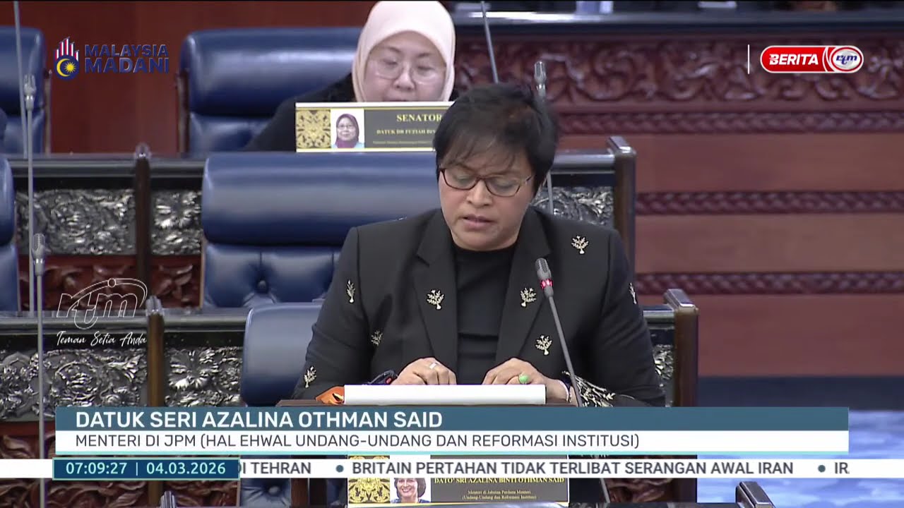 4 MAC 2026 -BP- RUU ASING PERANAN PEGUAM NEGARA, PENDAKWA RAYA DIRUJUK KE JAWATANKUASA PILIHAN KHAS