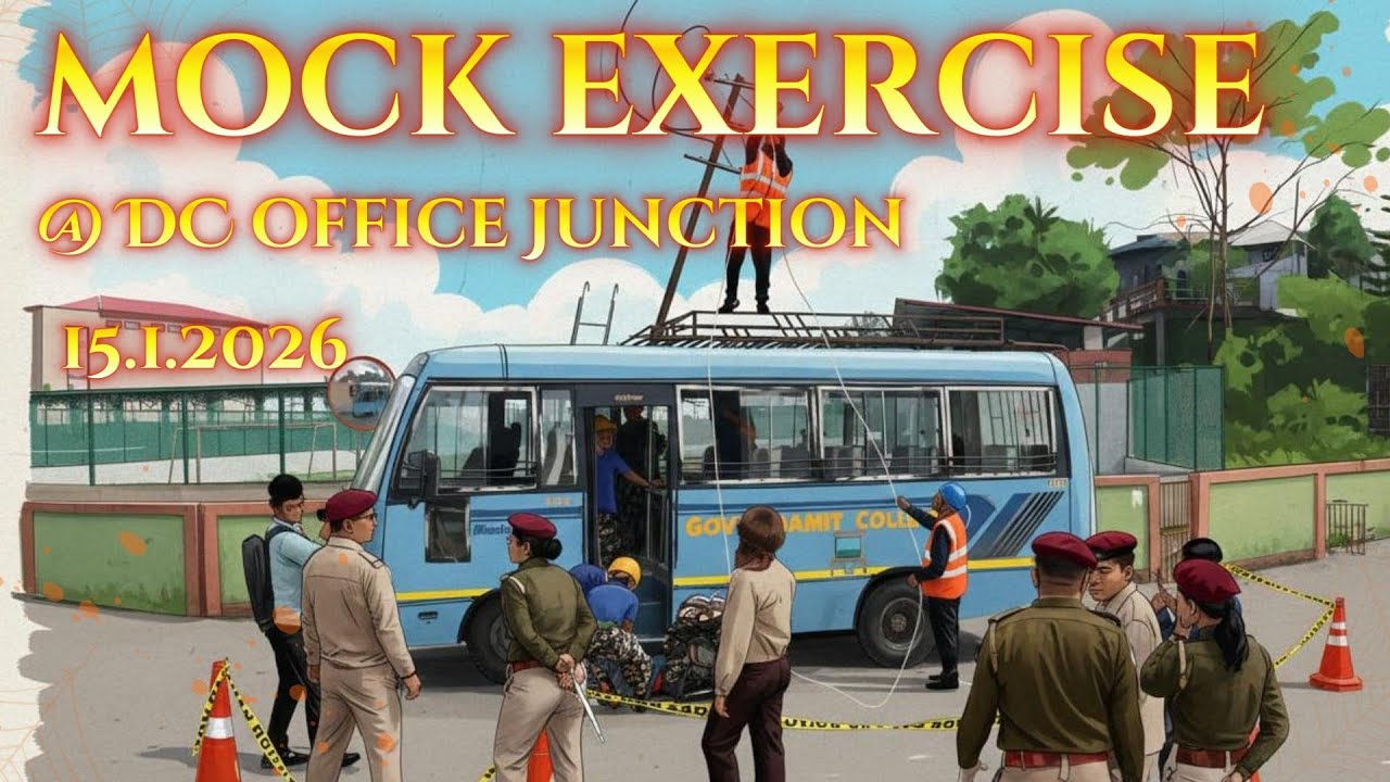 Mock Excercise at Mamit DC Office Junction|15.1.2026