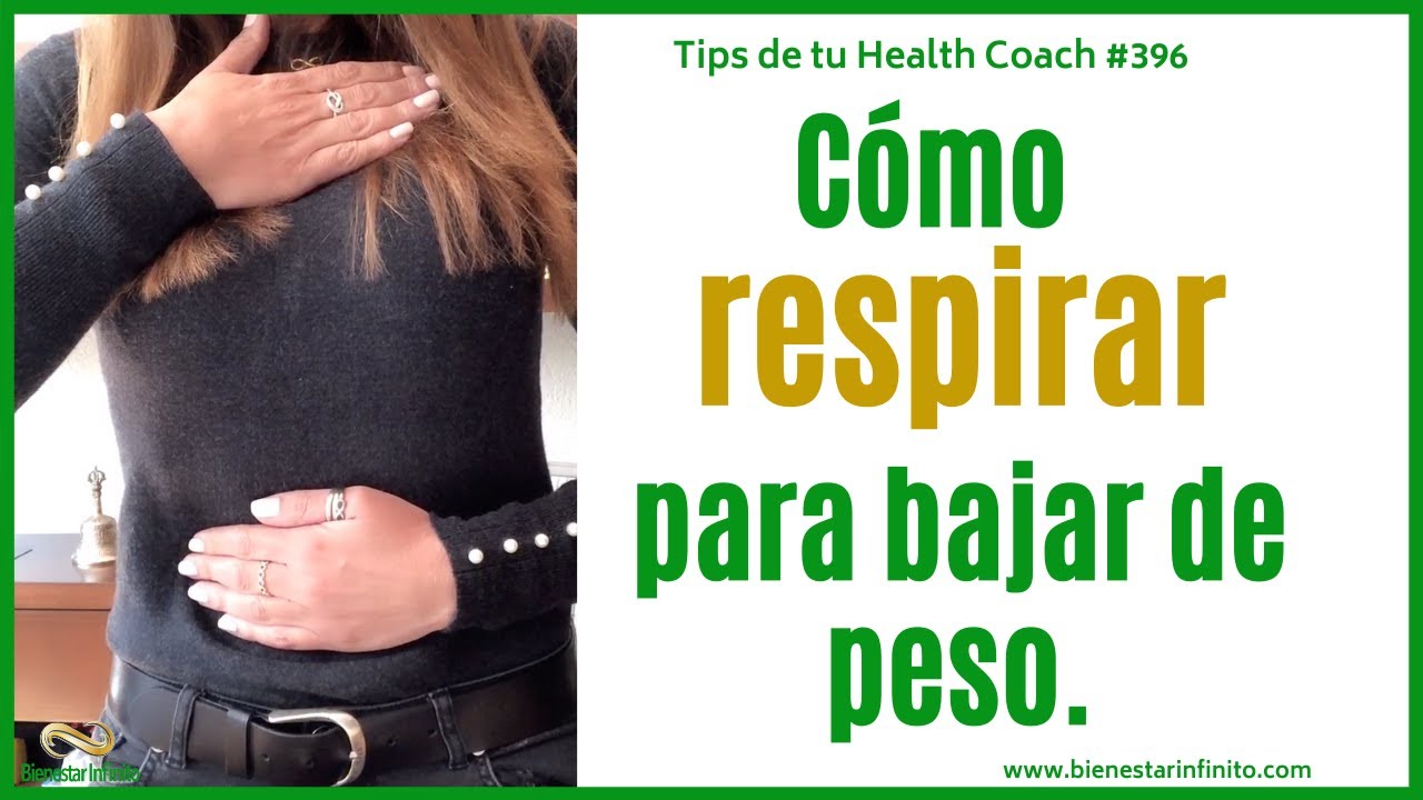 C&oacute;mo respirar para bajar de peso