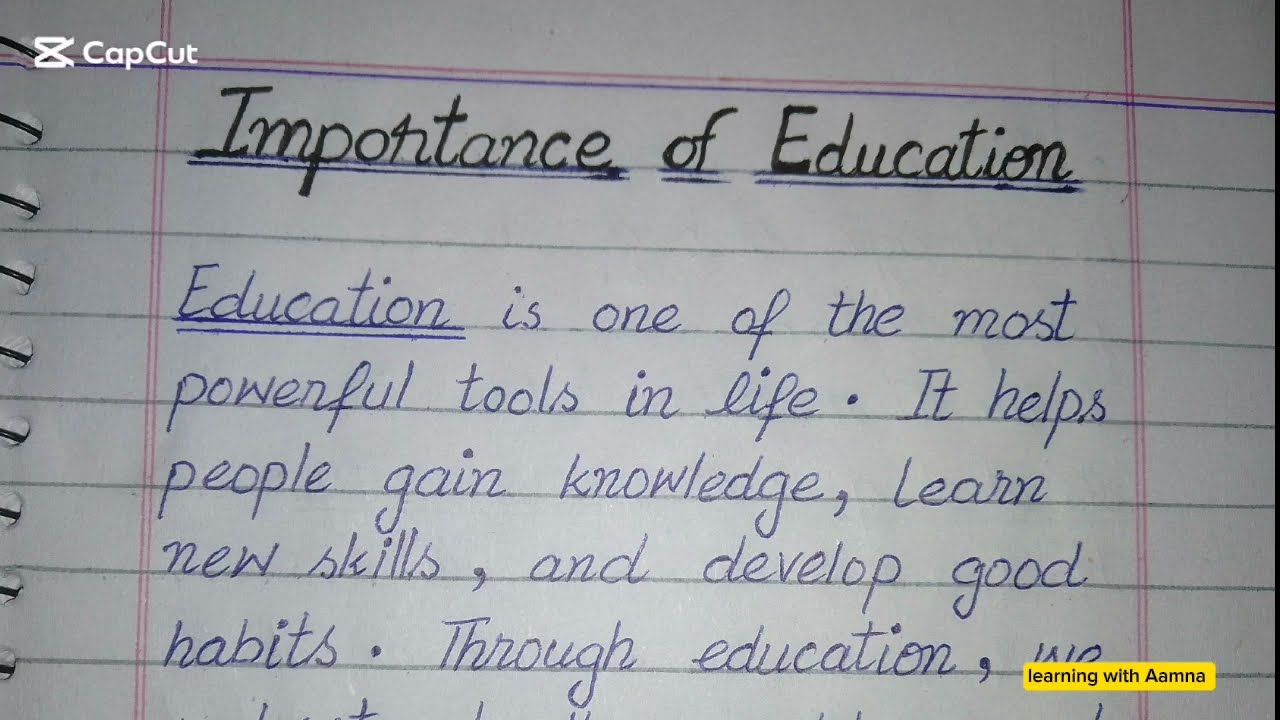 Importance of Education| Essay on Importance of Education | Paragraph on Importance of Education 
