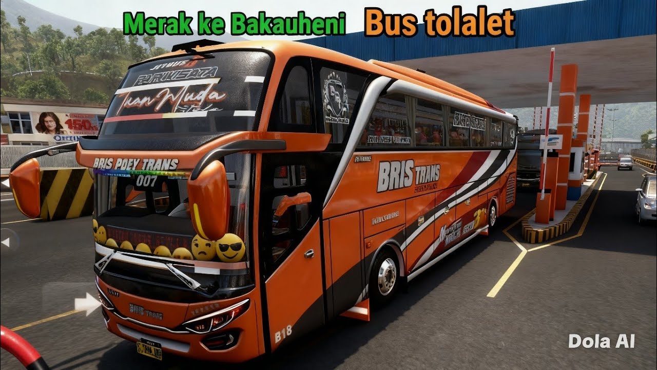 #busmania  | Bus Bris trans Pariwisata | Pel Merak Ke Pel Bakauheni | BUS SIMULATOR INDONESIA 