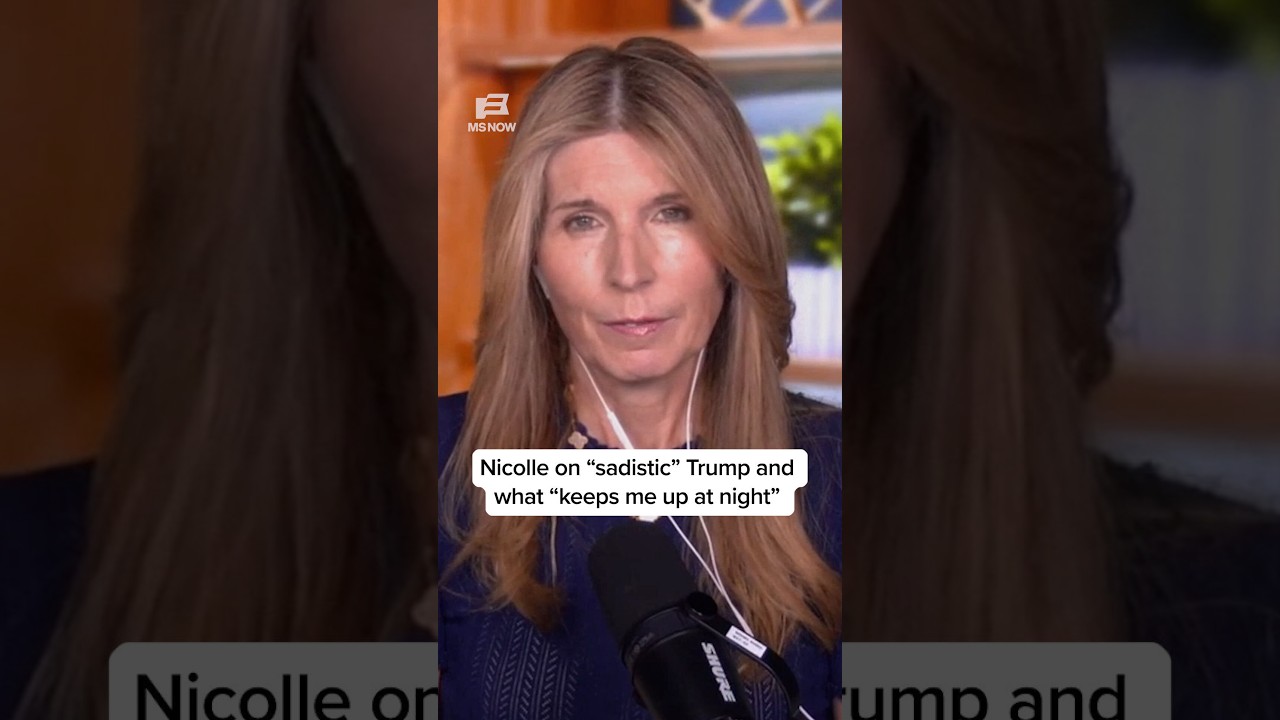 Nicolle on 'sadistic' Trump and what 'keeps me up at night'