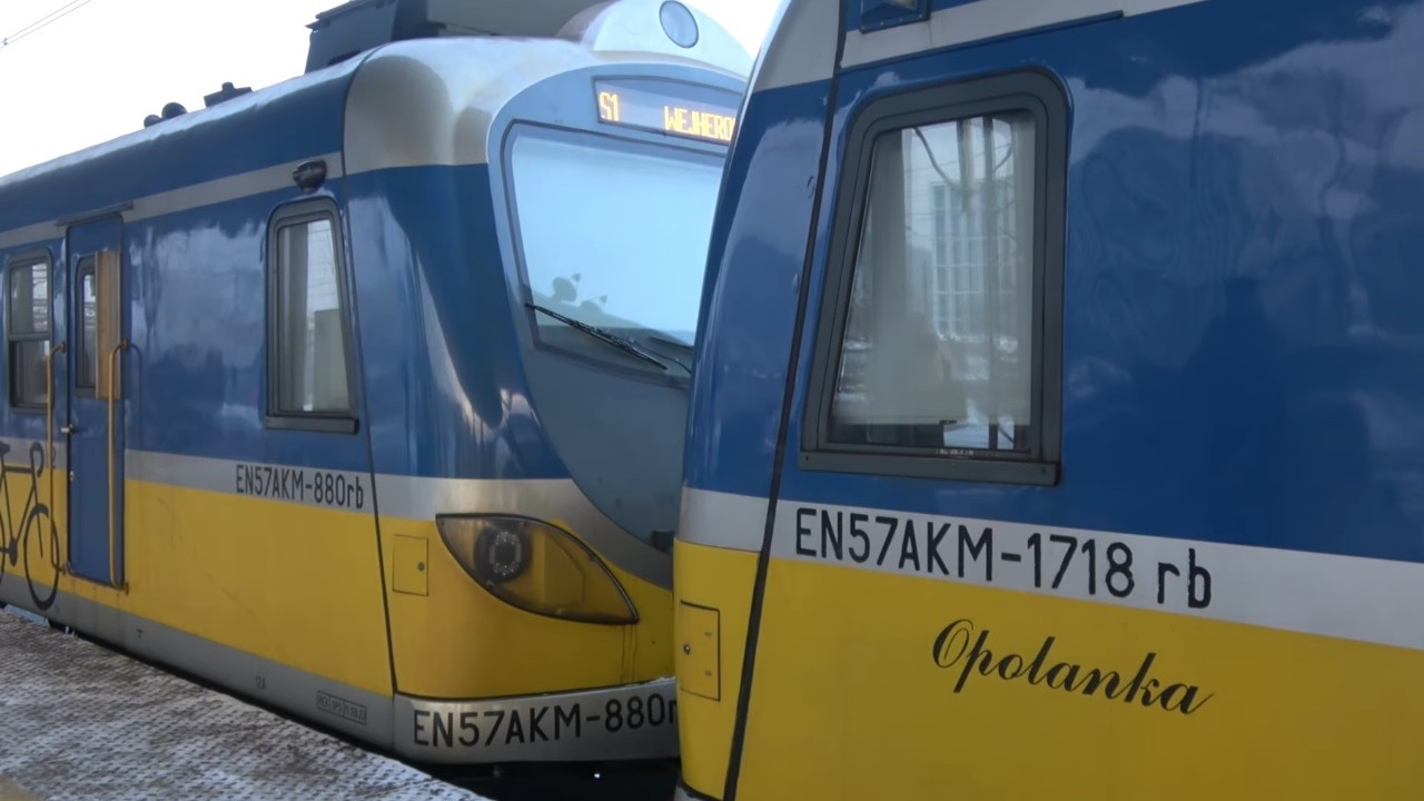 SKM Trains in Gdynia, Poland, 2026