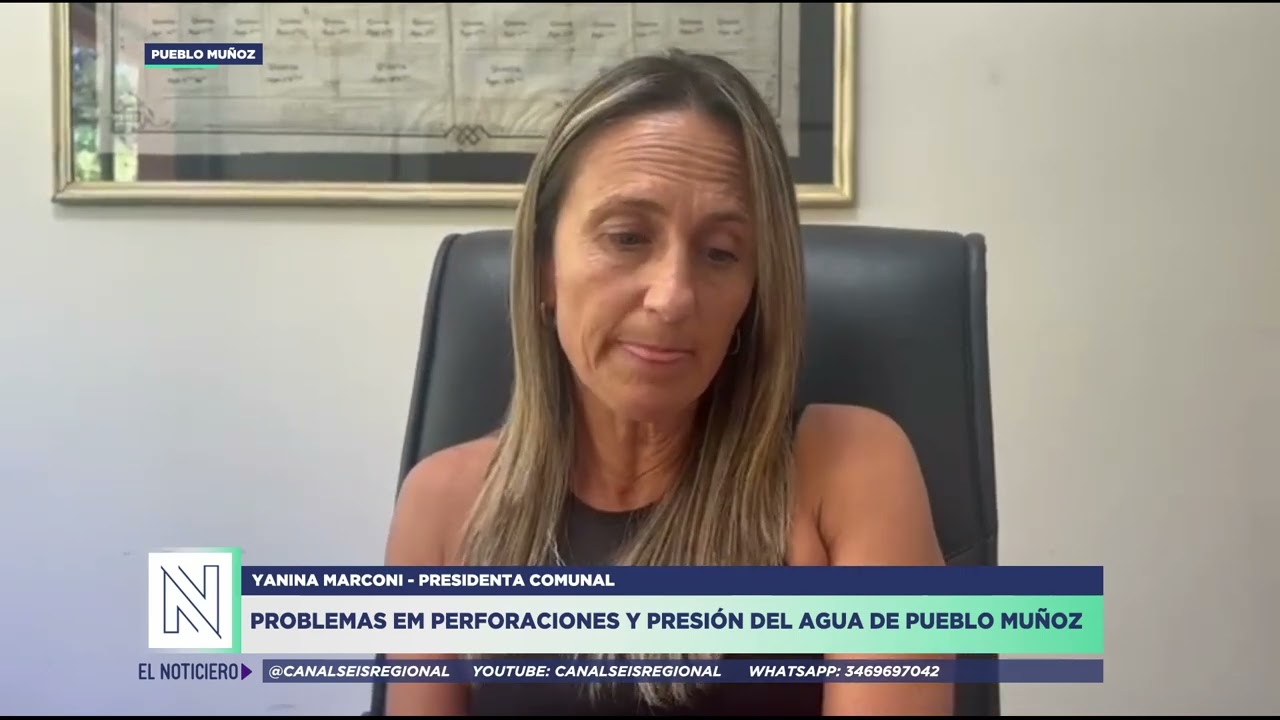 PROBLEMAS EN PERFORACIONES Y PRESIÓN DE AGUA EN PUEBLO MUÑOZ