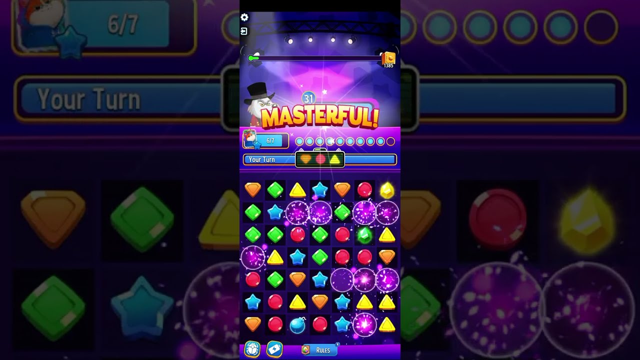Score Rally Color Crystal 1385. Match Master Solo Games