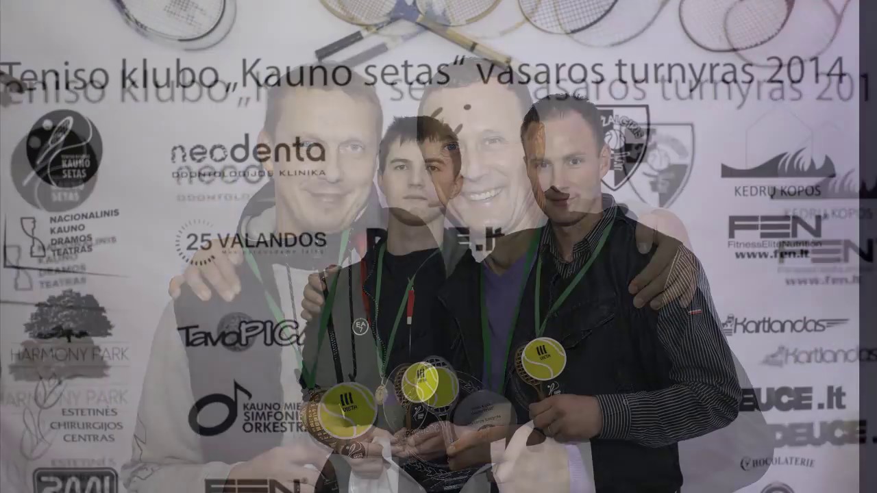 Teniso finalų video akimirkos.