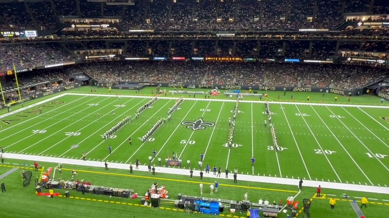2025-26 St. Augustine H.S. Marching 100 | Halftime New Orleans Saints vs Denver Broncos | 8.23.25