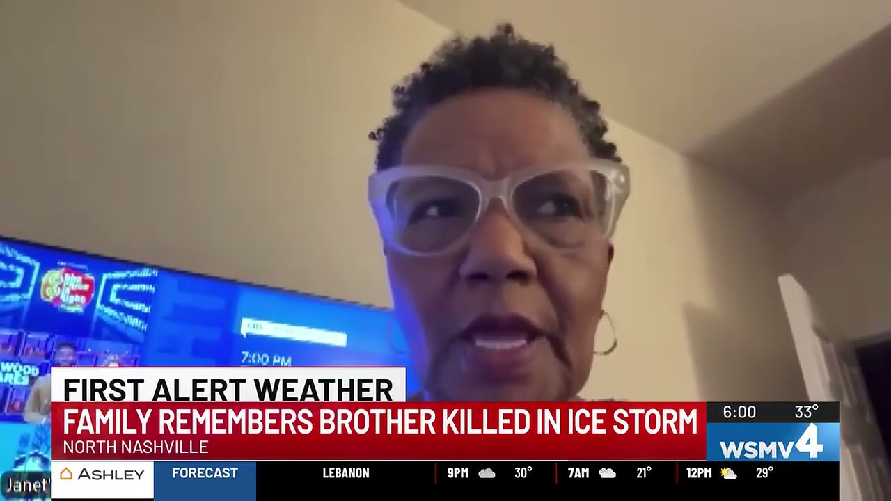 Ice storm victim in North Nashville remembered by family