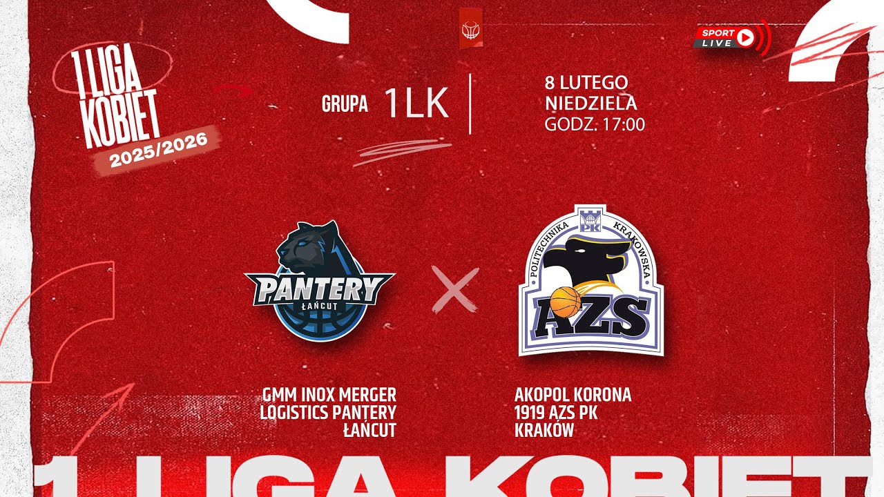 GMM Inox Merger Logistics Pantery Łańcut - Akopol Korona 1919 AZS PK Kraków (1 LK)