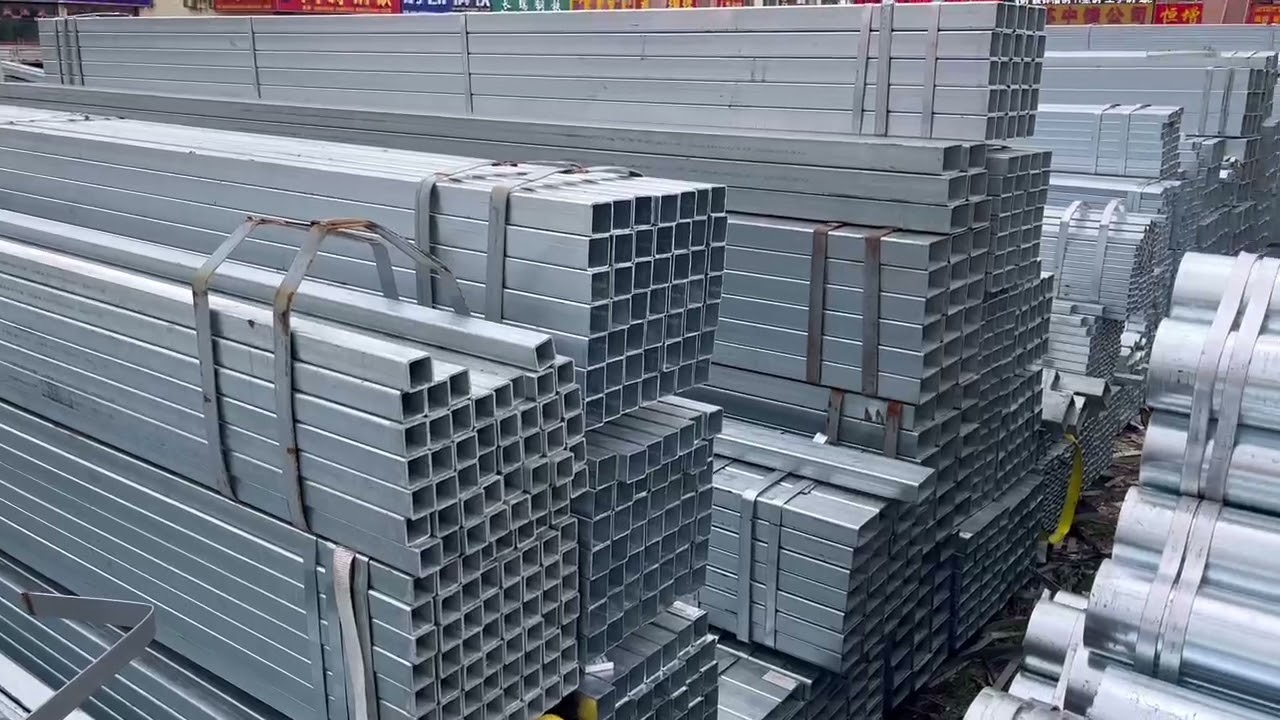 Seamless Galvanised Square Tube Gi Tubular Steel Pipe AISI Q345 Q235 20#