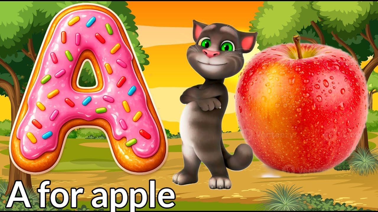 A for apple b for ball
