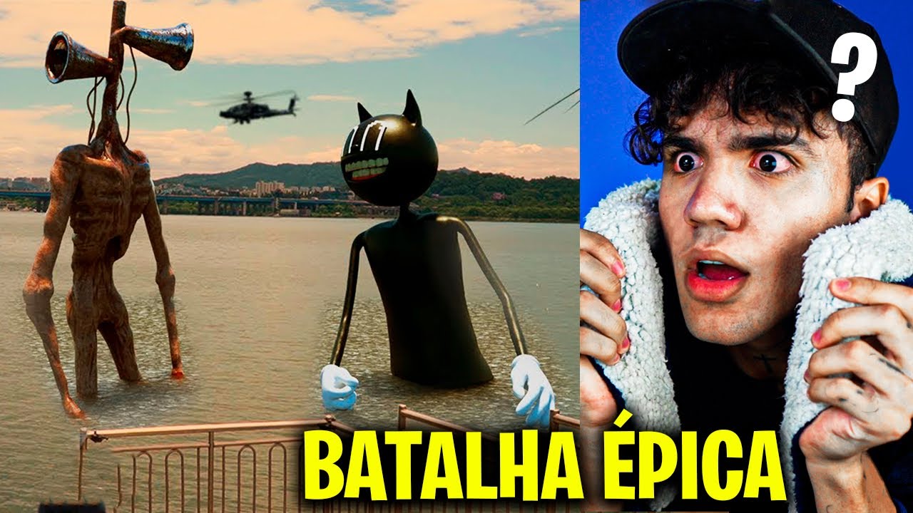 CARTOON CAT Vs SIREN HEAD na Vida Real!