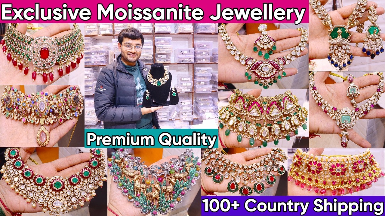 Exclusive Premium High Quality Moissanite Jewellery Collection 2026 | Designer New Bridal Jewellery