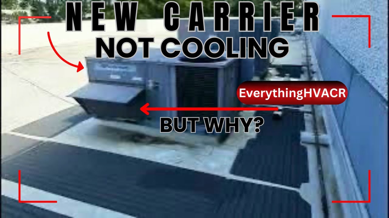 Новый блок Carrier не охлаждает. #hvac #hvacservice #hvaclife #commercialhvac #hvacarmy