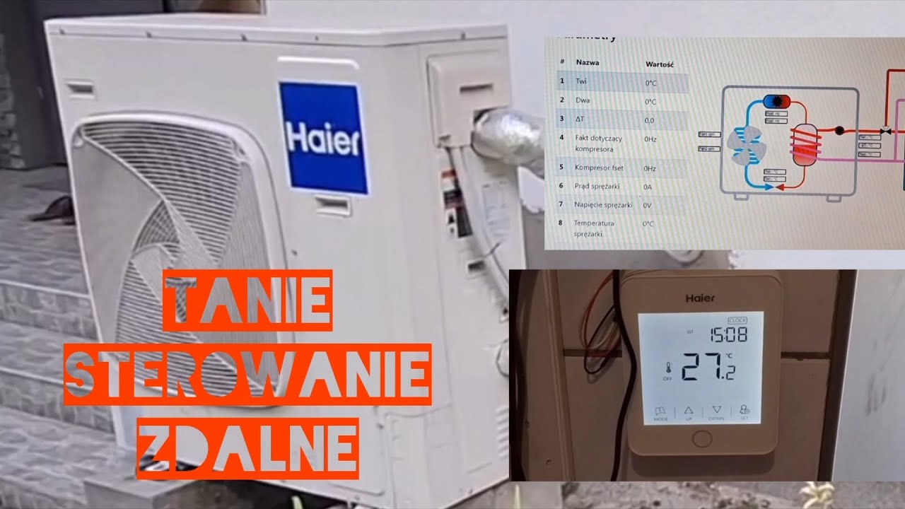Haier, sterownik do pompy ciepła Haier! Zdalne sterowanie, harmonogramy i więcej!