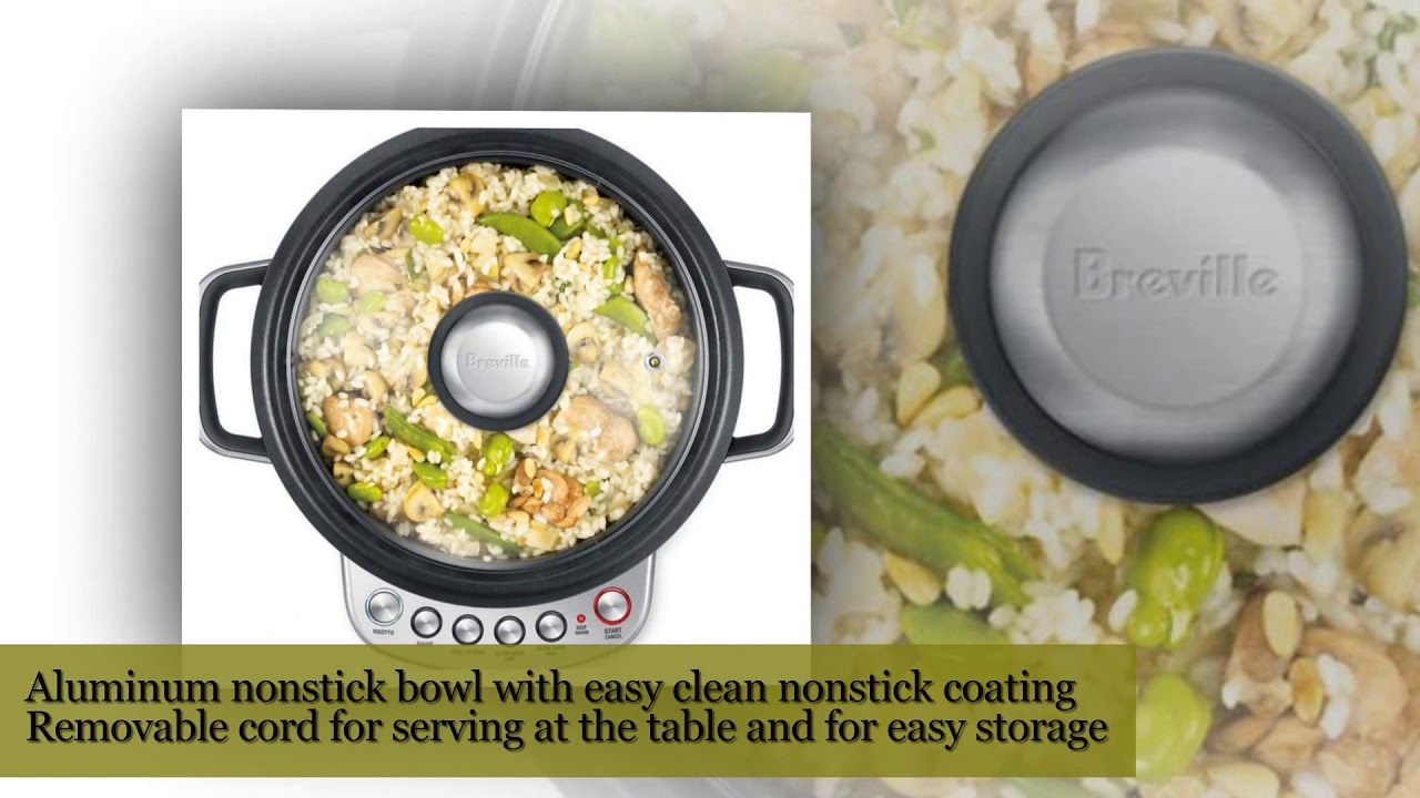 Breville BRC600XL The Risotto Plus Sauteing Slow Rice Cooker and Steamer