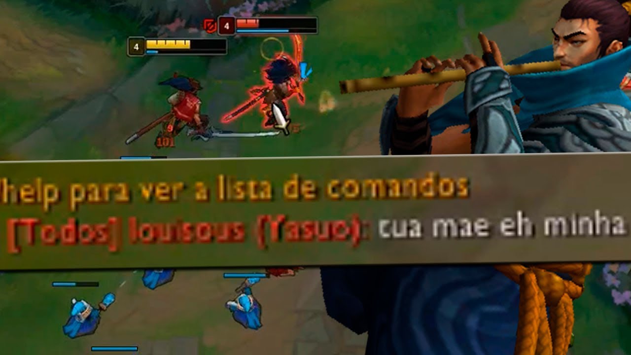 X1 DE YASUO, MÃES XINGADAS E MUITA TOXIDADE