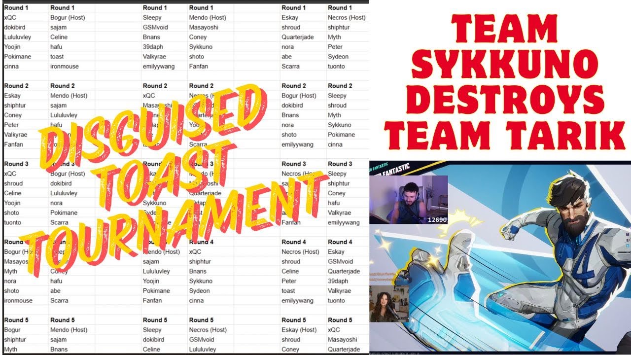 Sykkuno & Valkyrae Destroy Team Tarik & Eskay in Training for Toast's Marvel Rivals Tournament