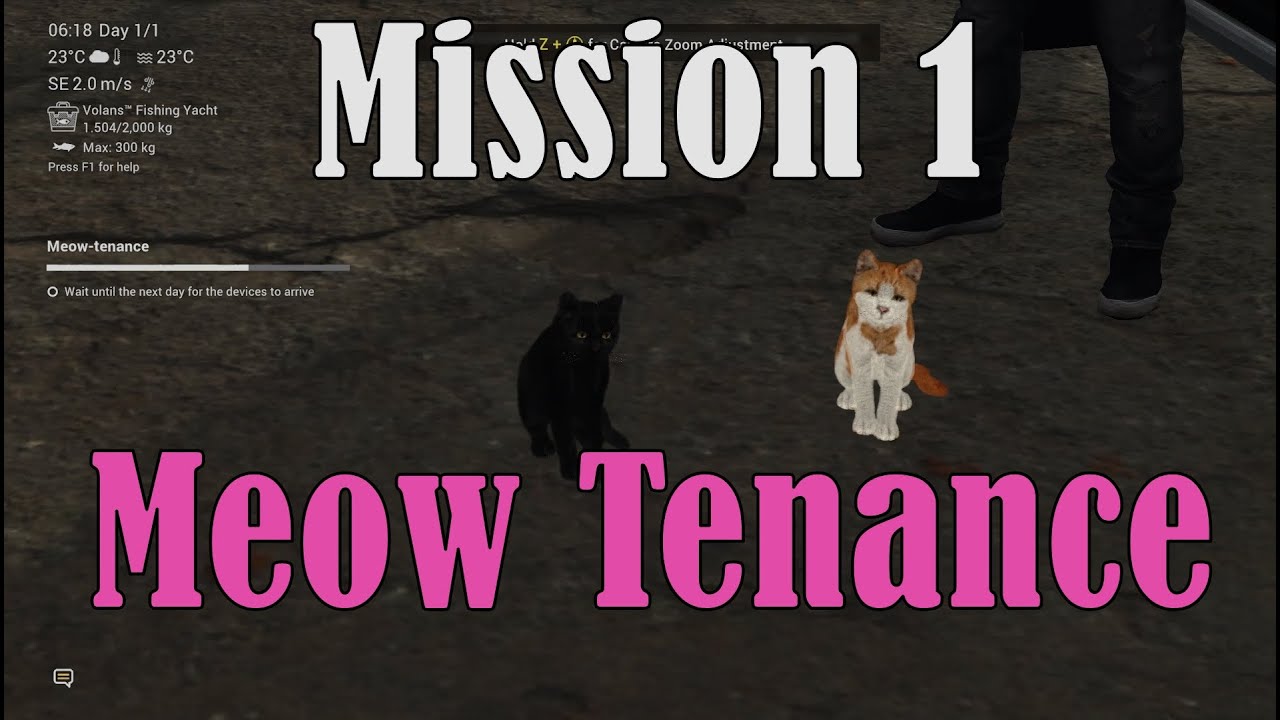 Fishing Planet - KAIJI NO RI - Mission 1 MEOW TENANCE First steps