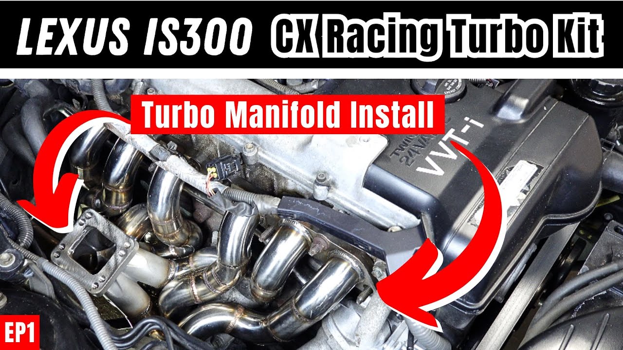 What can go wrong - TURBO MANIFOLD Install  // Lexus IS300 (2JZ-GE) TURBO KIT INSTALL