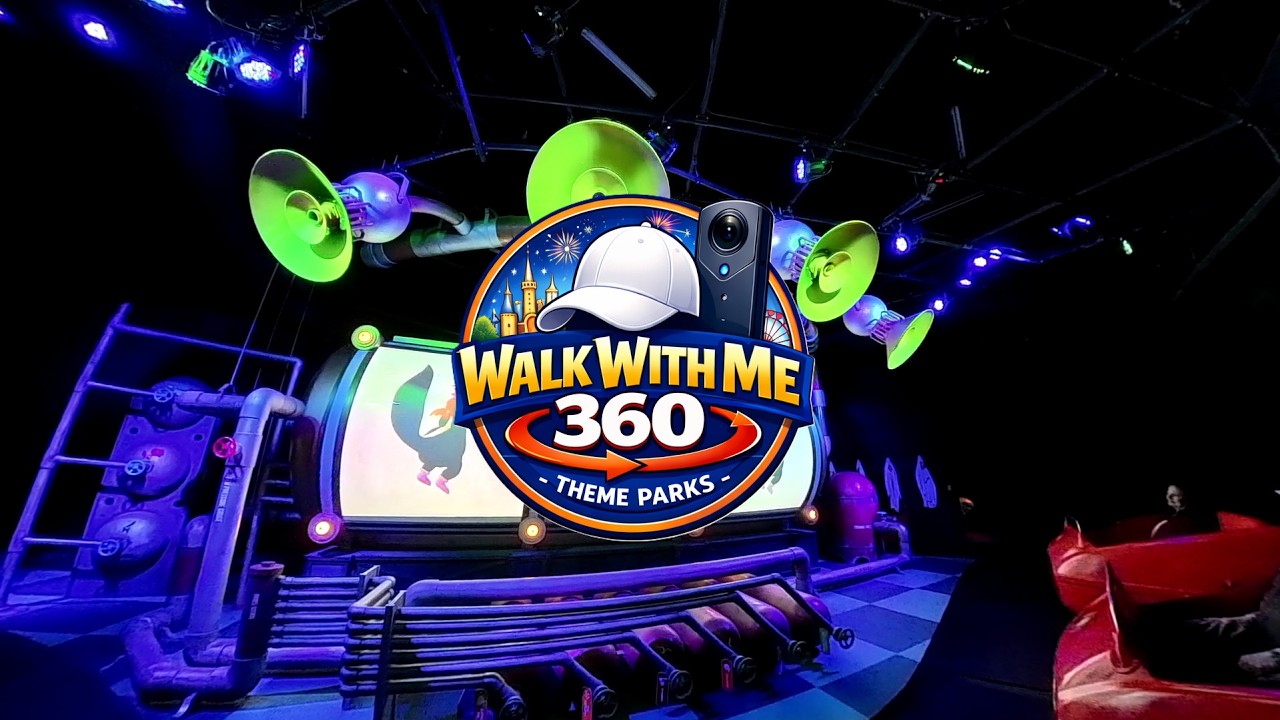 Walt Disney World - EPCOT - Путешествие в мир воображения с Фигментом | Вид от первого лица в фор...