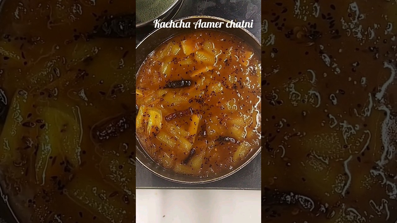 Bengali style kacha Aamer chatni! raw mango chatni! mango murabba#shorts #cooking #the_insta_cook