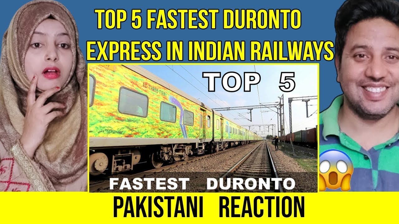 Pak Rescts on Top 5 fastest duronto express in indian railways | Next Reaction