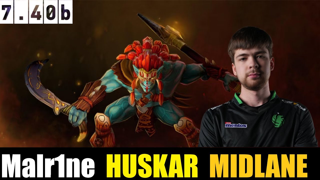 🤯 Malr1ne [HUSKAR] MID 7.40b- DOTA 2 HIGHEST MMR MATCH