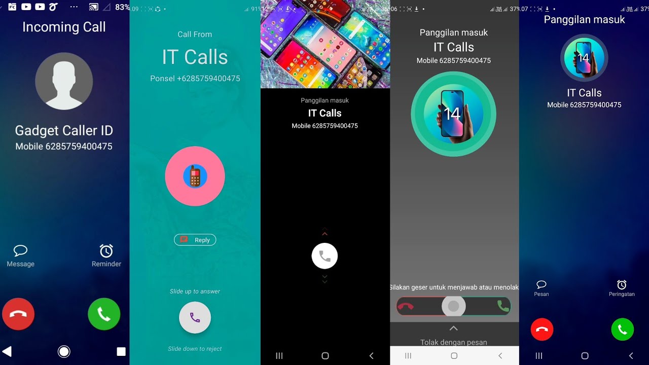 HUAWEI P70 VS PIXEL 8 VS VIVO Y100 VS ASUS 8 VS HUAWEI P50 incoming calls