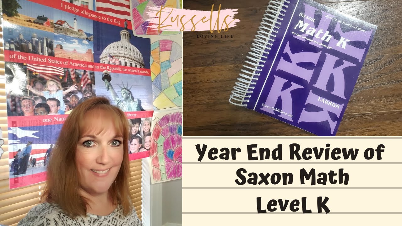 Homeschool || Year End Review of Saxon Math K || Kindergarten Curriculum