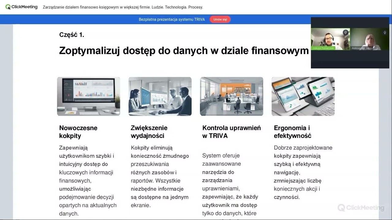 Webinar: Zarządzanie działem finansowo-księgowym w większej firmie.  Ludzie. Technologia. Procesy.