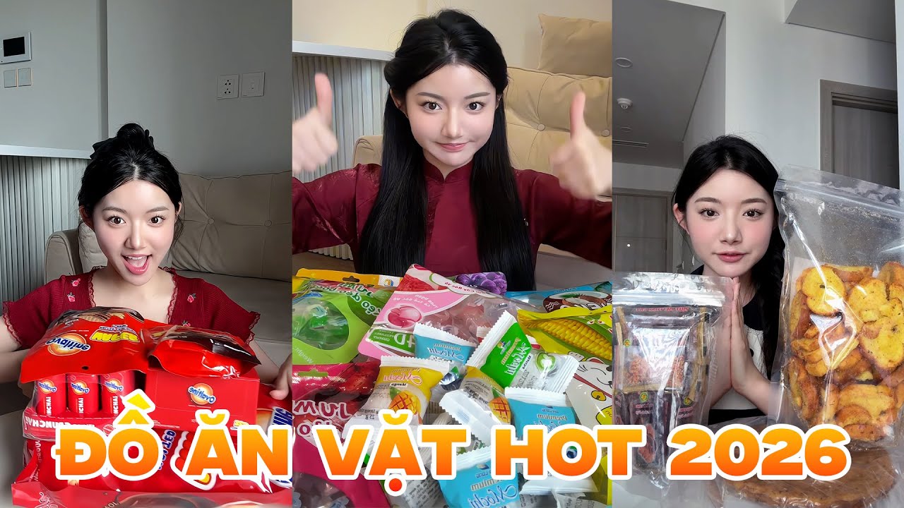 Quỳnh Trương Mukbang Đồ Ăn Vặt Hot Nhất 2026 🔥🍟 Ăn Vặt Gì Cũng Cuốn