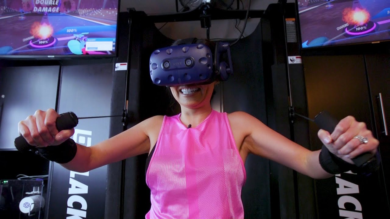 World's First Virtual Reality Gym! | Pumped