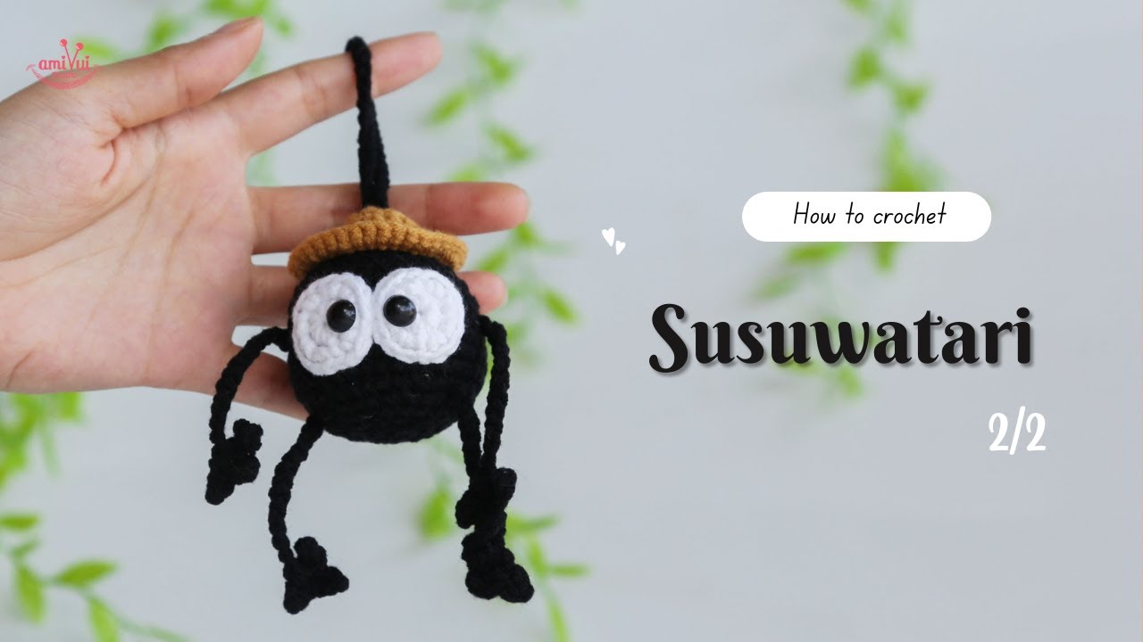 #009 | Susuwatari Amigurumi (2/2) | Keychains | How To Crochet Character Amigurumi | @1-minami