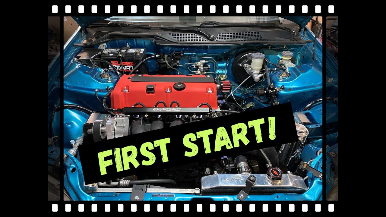1992 K-Swapped Honda Civic VX EG Hatchback is READY FOR FIRST START & DRIVE! Project Sleeper! Part 3