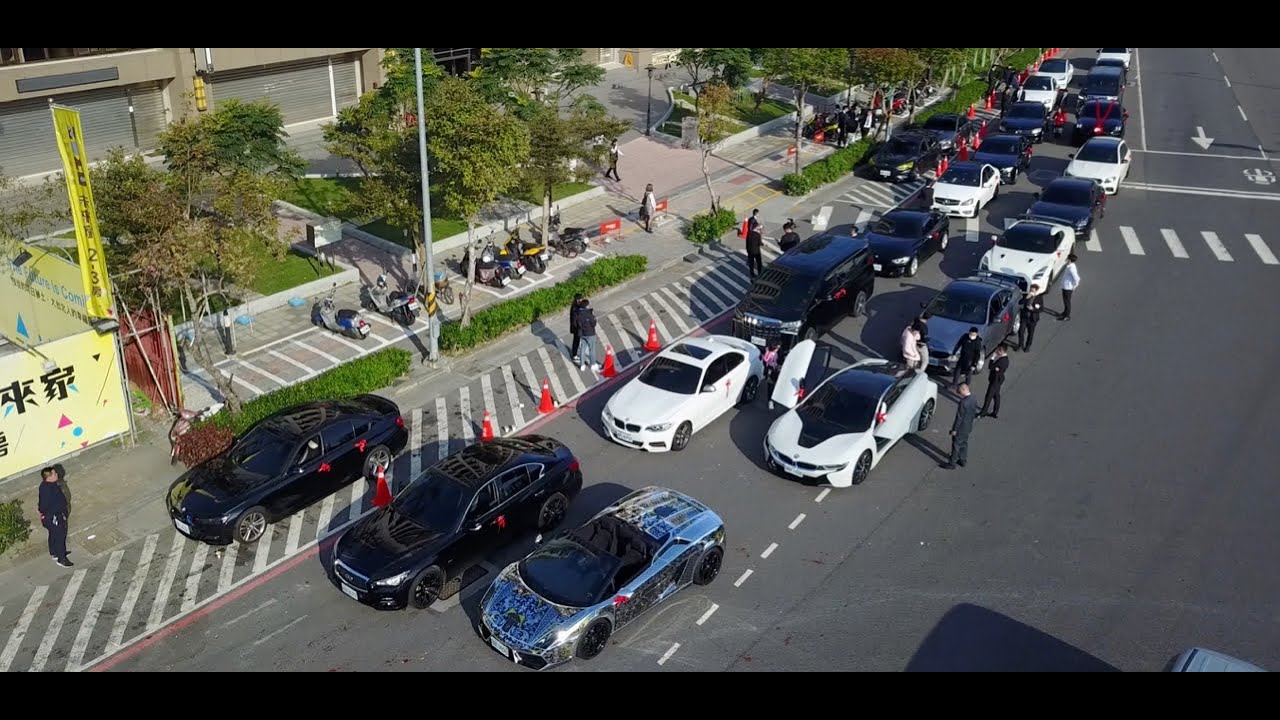 【看不到盡頭的禮車🚙】快剪快播|婚禮錄影-信安&思穎