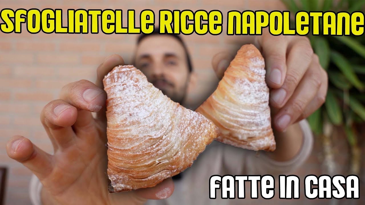 SFOGLIATELLE RICCE fatte IN CASA * RISULTATO FAVOLOSO *🤯