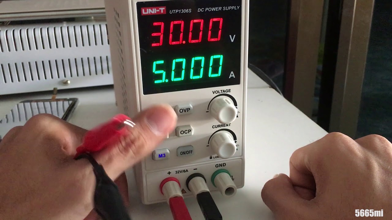 วิธีตั้งค่าใช้งานเพาเวอร์ซัพพลายมือถือ UNI-T UTP1306S 32V 6A (คุ้มค่ากับราคา)Review Power Supply