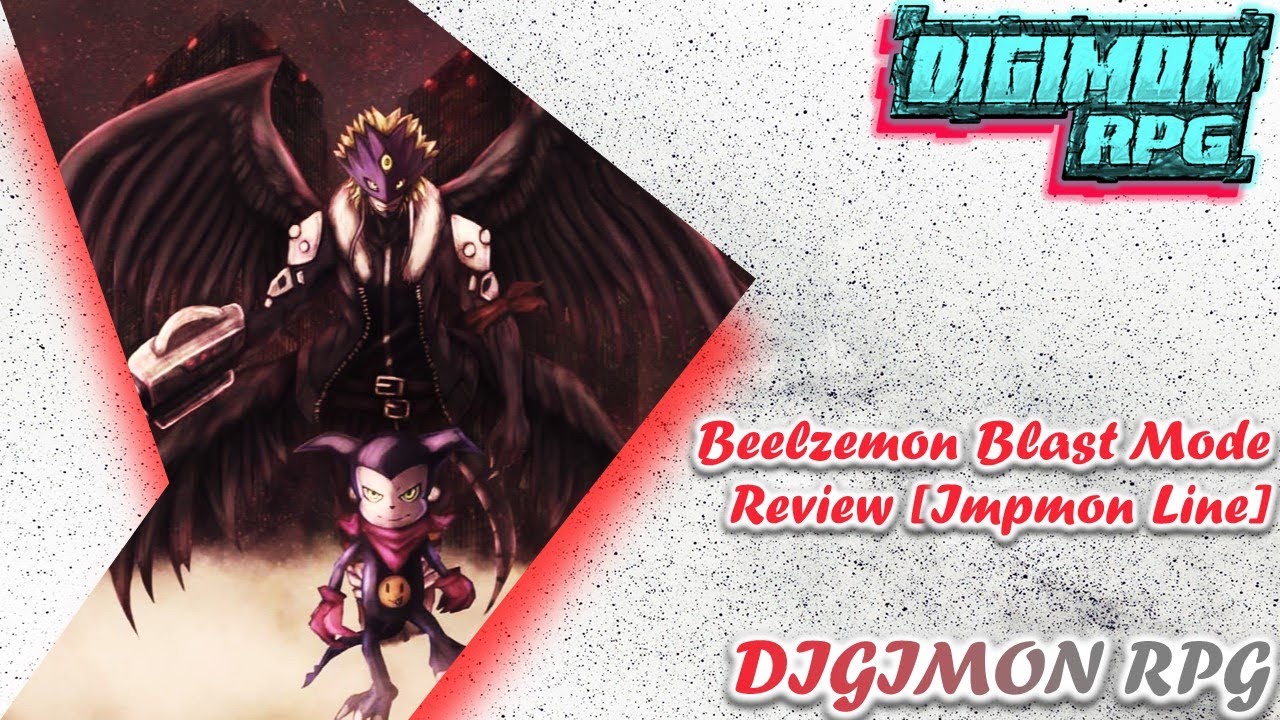 Beelzemon Blast Mode Review [Impmon Line] [ENG SUB] [Digimon RPG / DRO]