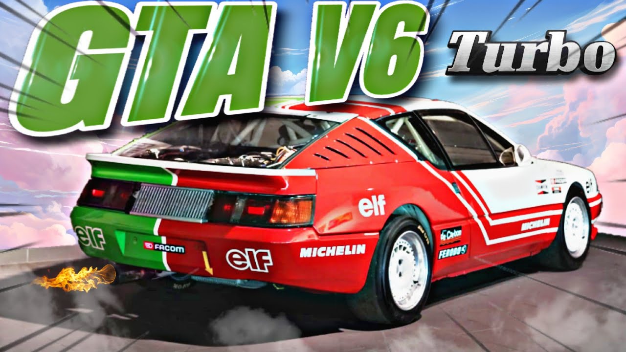 ALPINE GTA A610 V6 TURBO EUROPA CUP