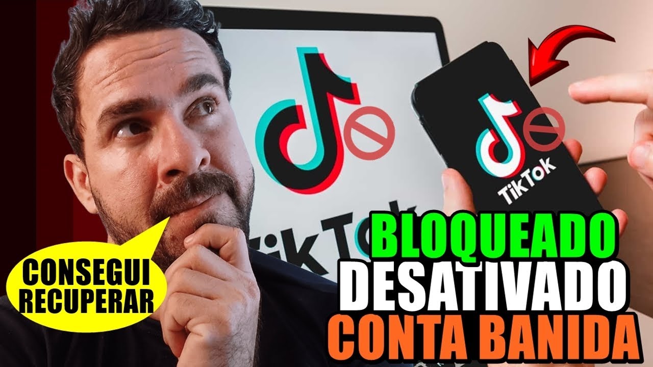 Sua CONTA do TIKTOK foi BANIDA? Aprenda a RECUPERAR!