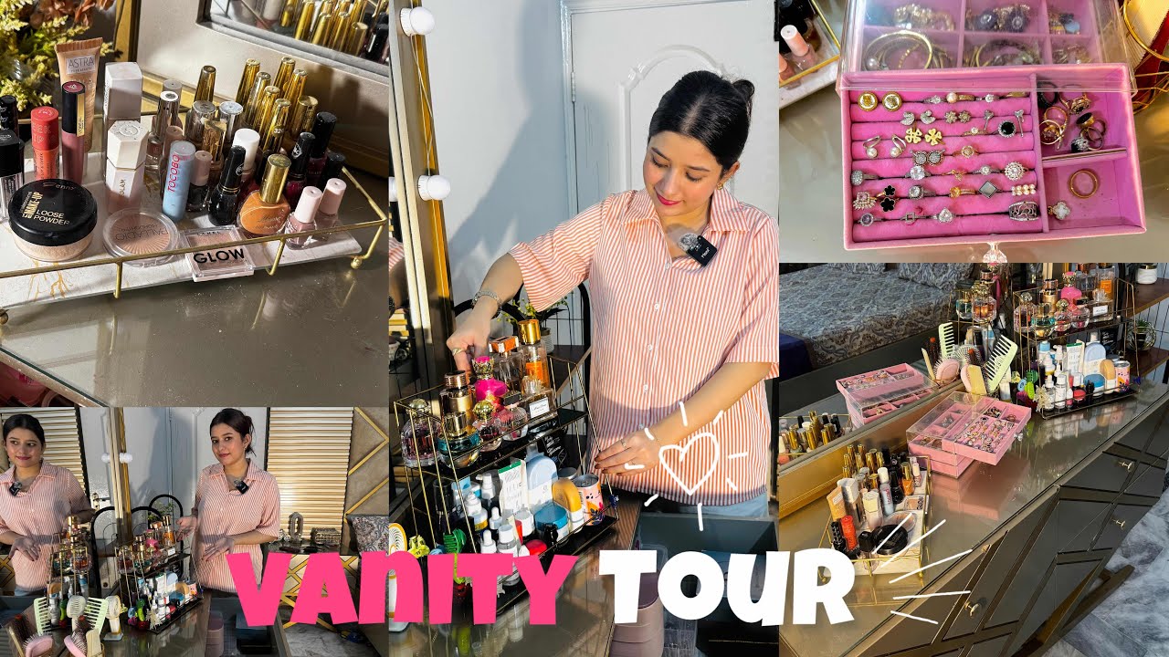 My Vanity tour finally😍| Makeup, Jewellery,Nailpaints,skincare,perfumes